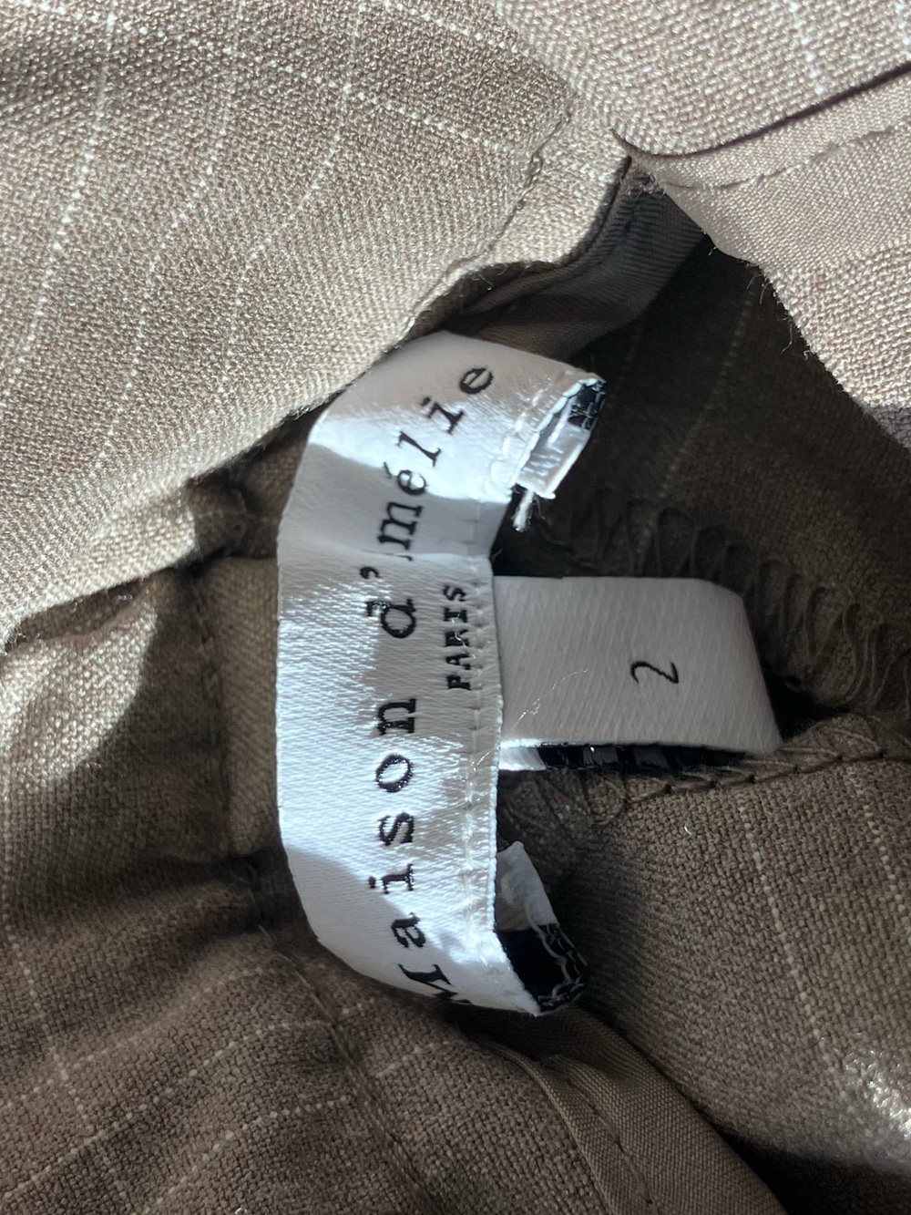 Gray trouser , Plaid Dress Work Pant - Picture 3 of 3